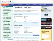 Tablet Screenshot of careernextmove.com